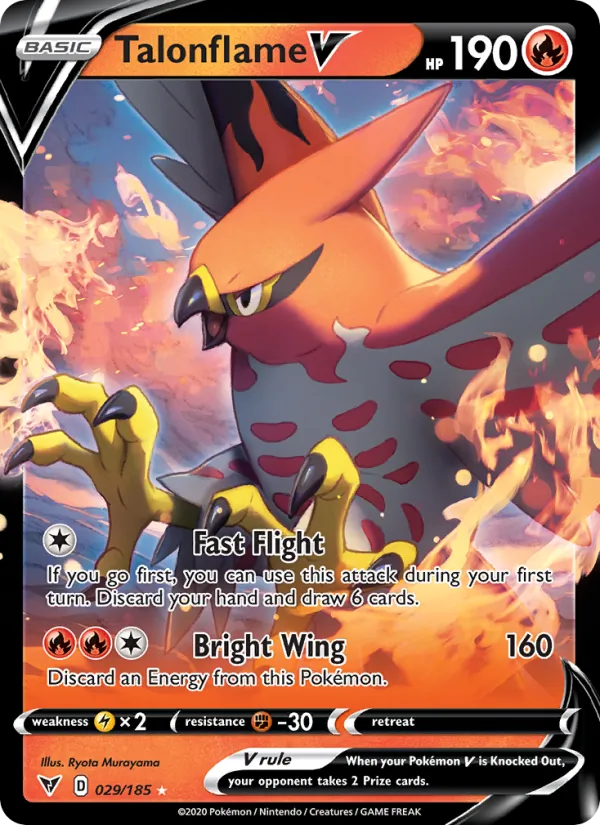 Talonflame V #29 – Vivid Voltage card