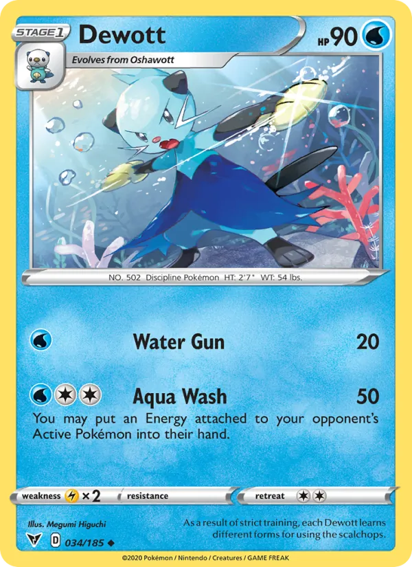 Dewott #34 – Vivid Voltage card