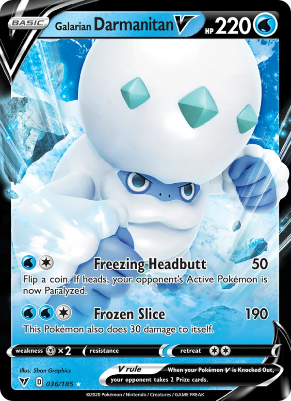 Galarian Darmanitan V #36 – Vivid Voltage card