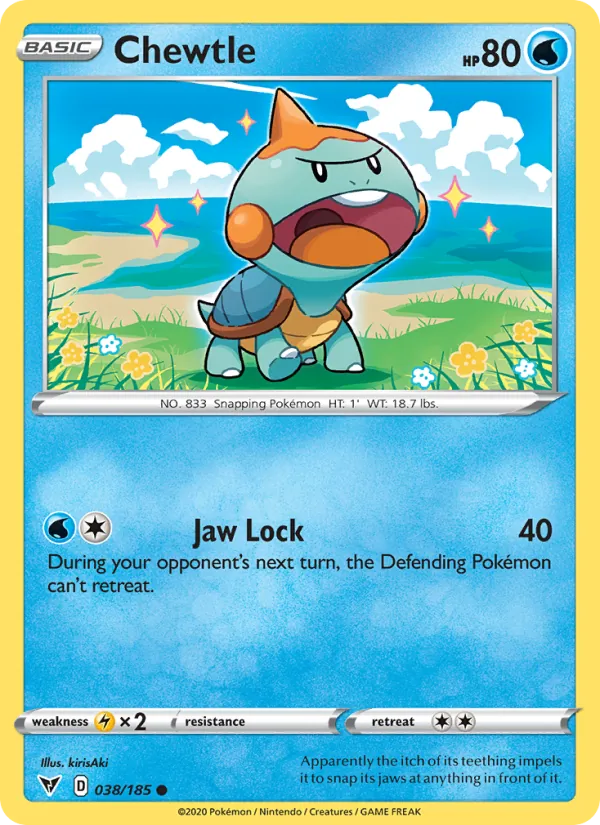 Chewtle #38 – Vivid Voltage card