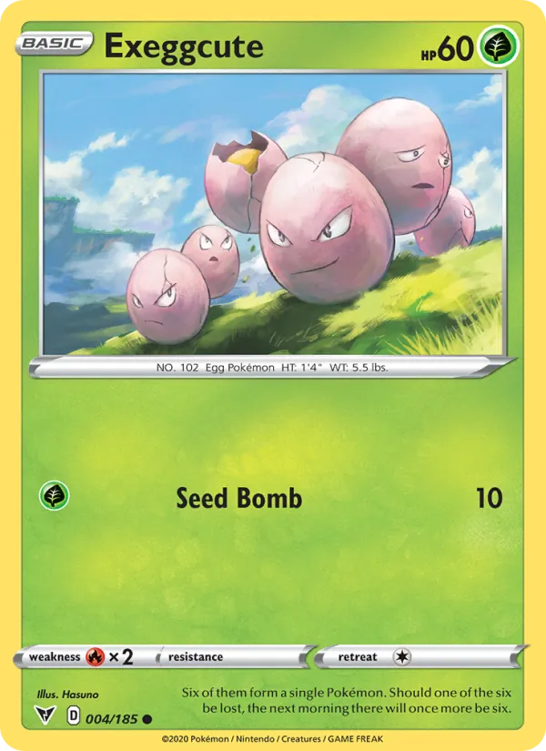 Exeggcute #4 – Vivid Voltage card