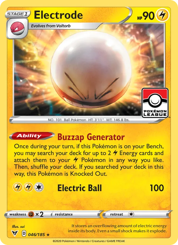 Electrode #46 – Vivid Voltage card