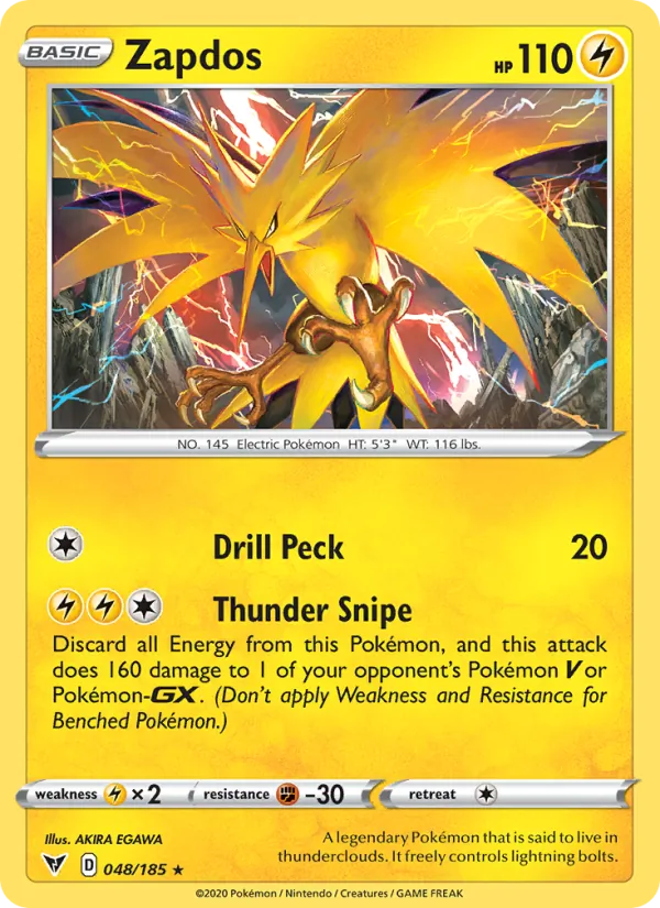 Zapdos #48 – Vivid Voltage card