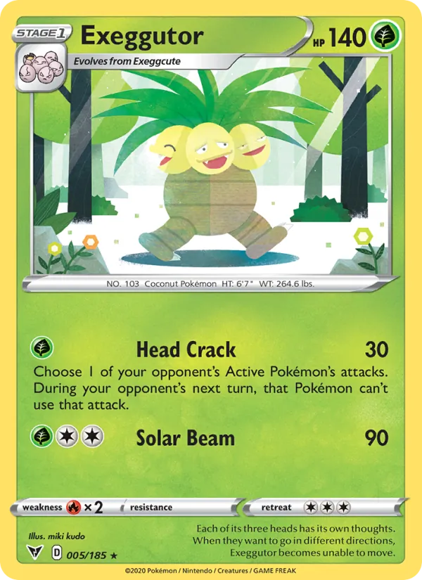 Exeggutor #5 – Vivid Voltage card