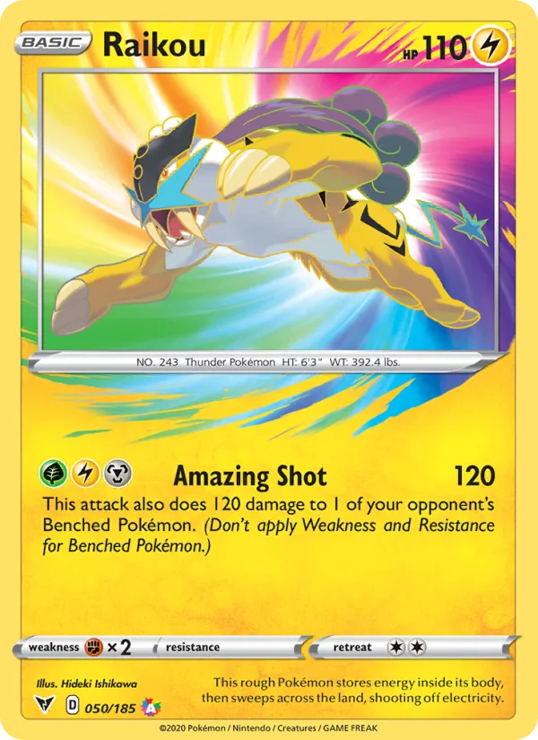 Raikou #50 – Vivid Voltage card