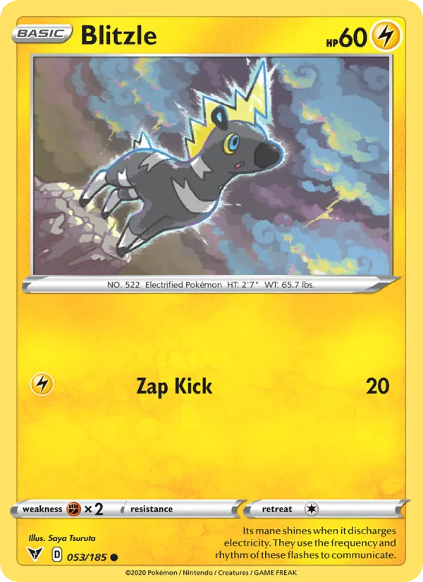 Blitzle #53 – Vivid Voltage card