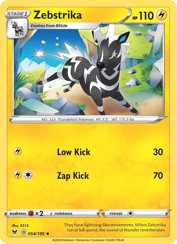 Zebstrika #54 – Vivid Voltage card