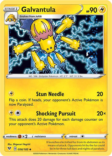 Galvantula #56 – Vivid Voltage card