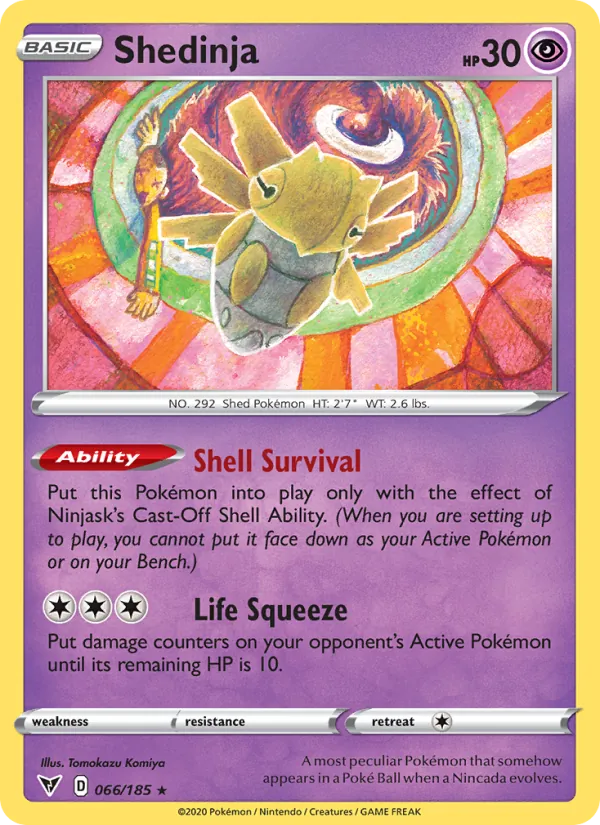 Shedinja #66 – Vivid Voltage card