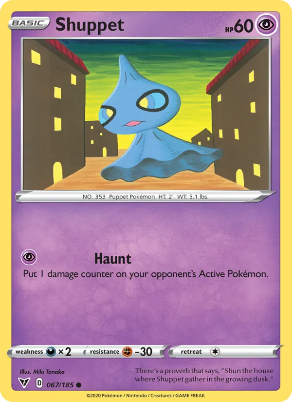 Shuppet #67 – Vivid Voltage card