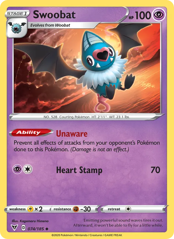 Swoobat #74 – Vivid Voltage card