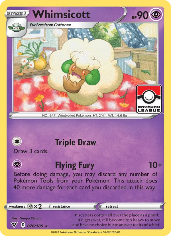 Whimsicott #76 – Vivid Voltage card