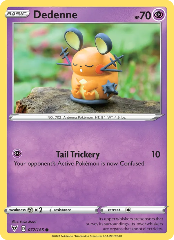Dedenne #77 – Vivid Voltage card