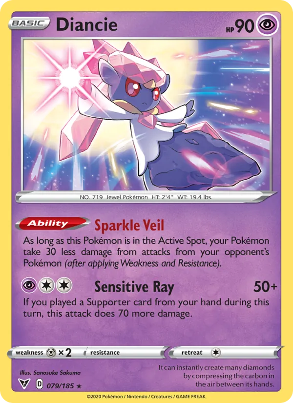 Diancie #79 – Vivid Voltage card