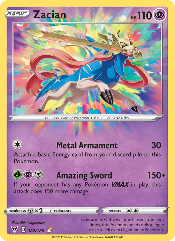 Zacian #82 – Vivid Voltage card