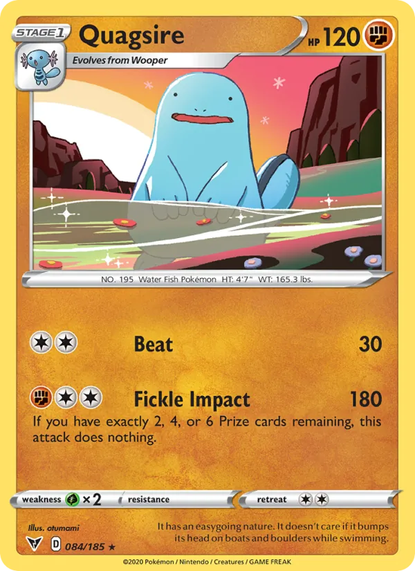 Quagsire #84 – Vivid Voltage card