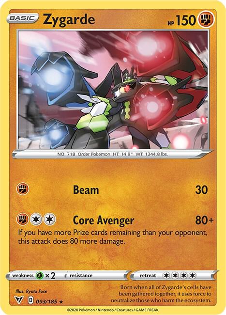 Zygarde #93 – Vivid Voltage card