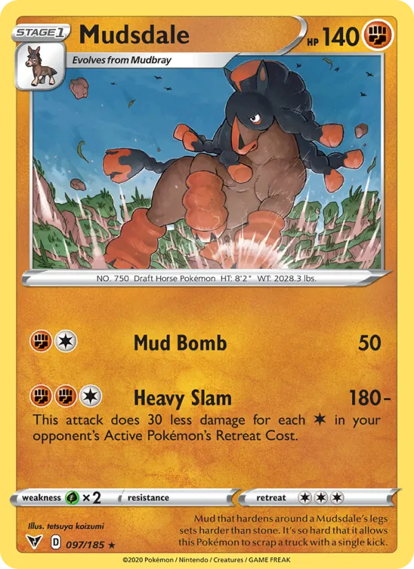 Mudsdale #97 – Vivid Voltage card