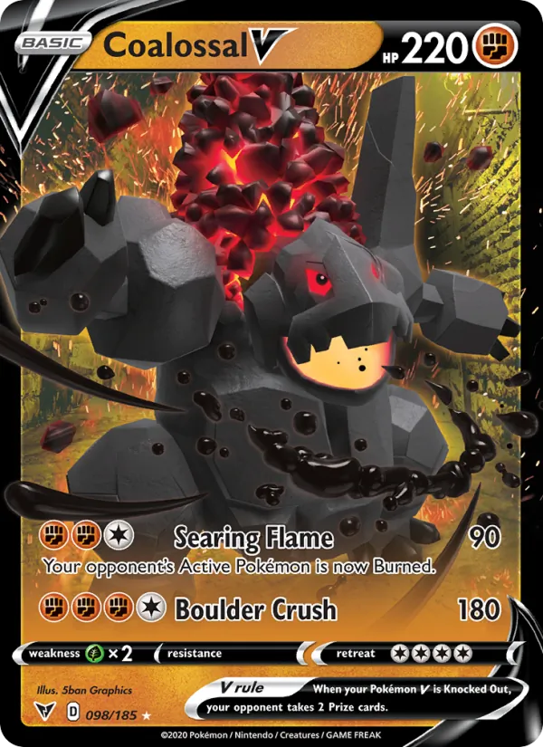 Coalossal V #98 – Vivid Voltage card
