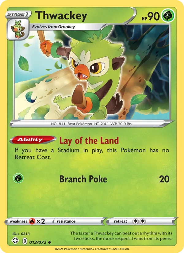 Thwackey #12 – Shining Fates card