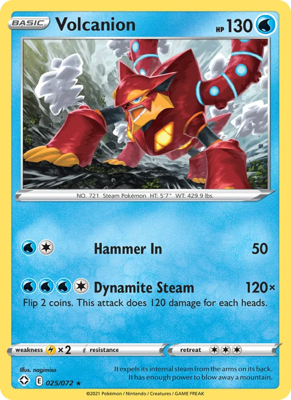 Volcanion #25 – Shining Fates card