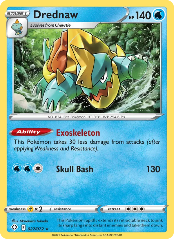 Drednaw #27 – Shining Fates card