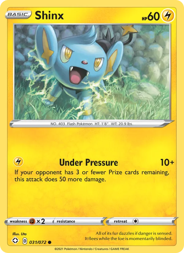 Shinx #31 – Shining Fates card