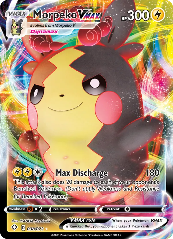 Morpeko VMAX #38 – Shining Fates card