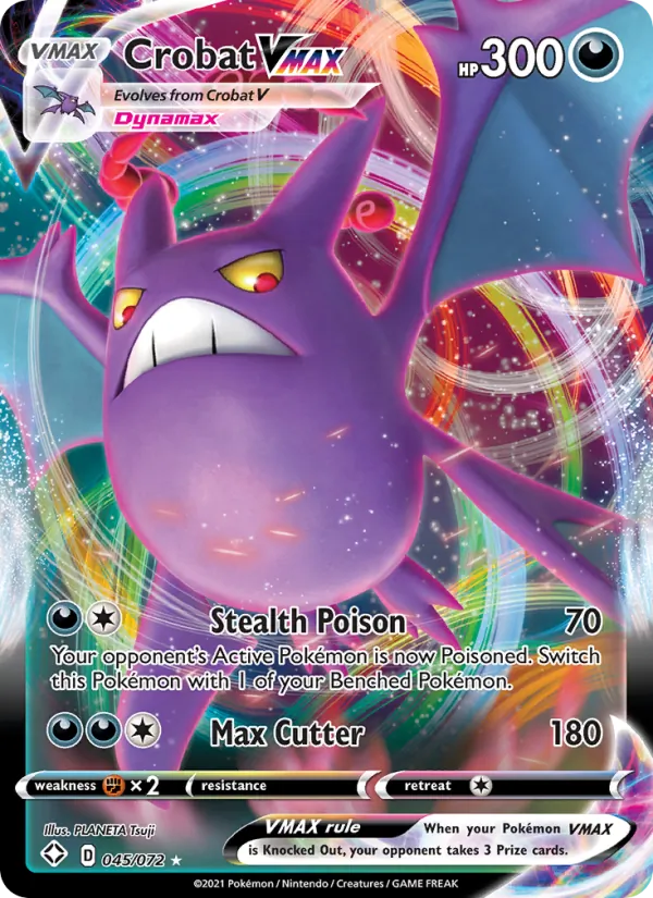 Crobat VMAX #45 – Shining Fates card