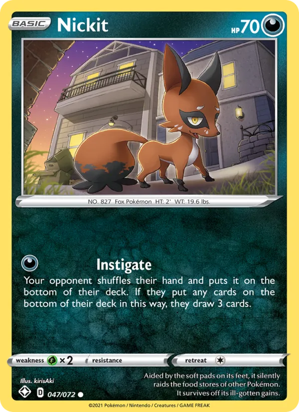 Nickit #47 – Shining Fates card