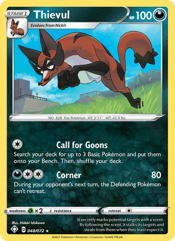 Thievul #48 – Shining Fates card