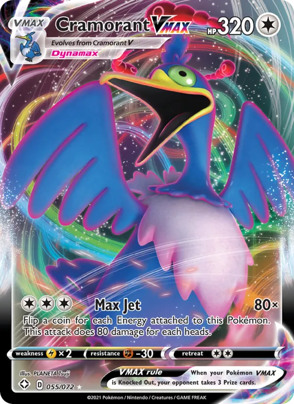 Cramorant VMAX #55 – Shining Fates card