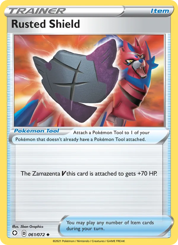 Rusted Shield #61 – Shining Fates card