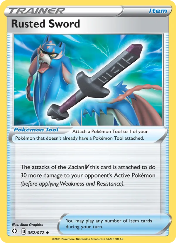 Rusted Sword #62 – Shining Fates card