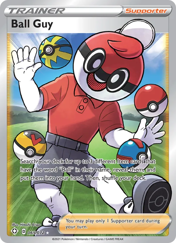 Ball Guy #65 – Shining Fates card