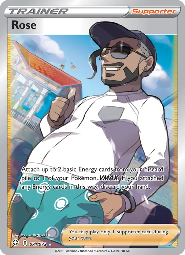 Rose #71 – Shining Fates card