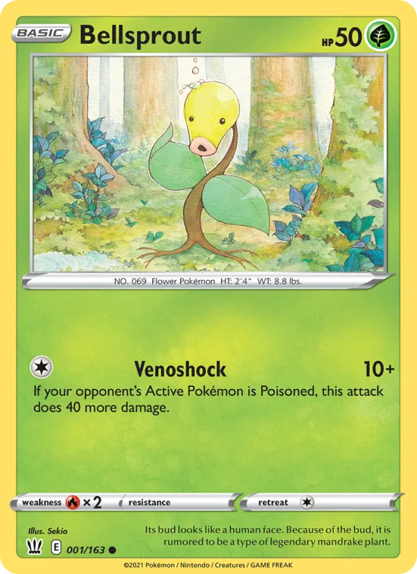 Bellsprout #1 – Battle Styles card