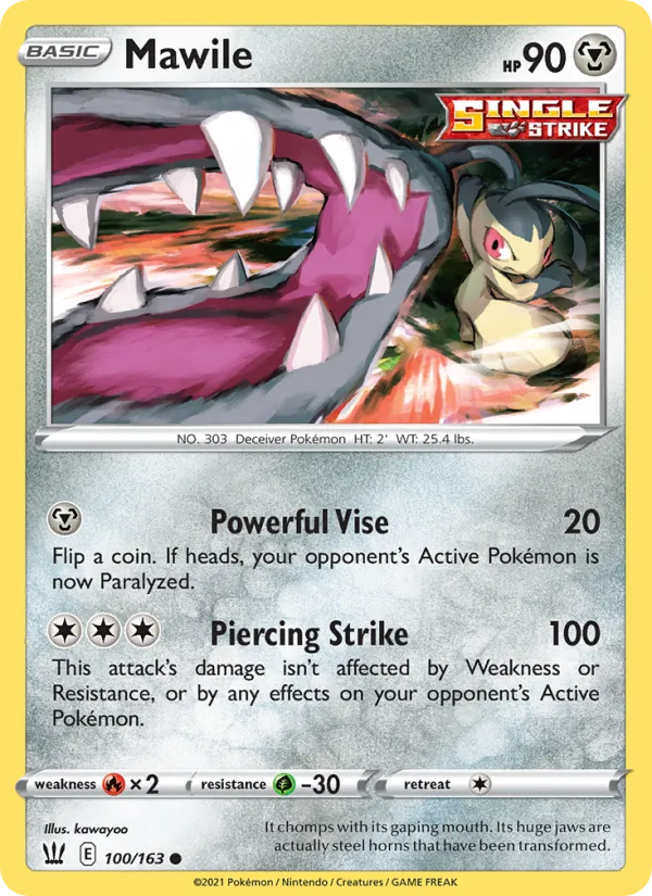 Mawile #100 – Battle Styles card
