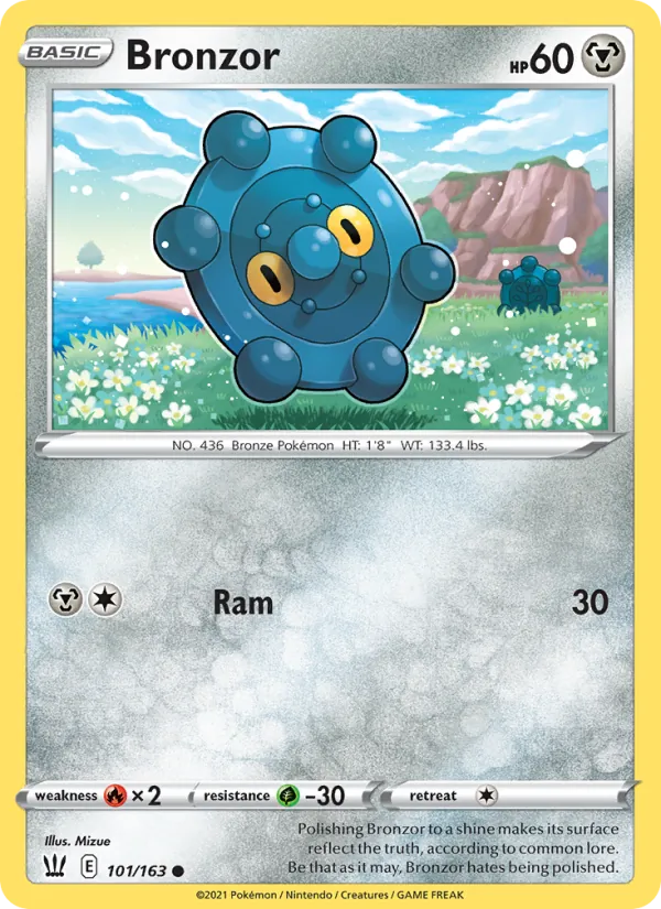Bronzor #101 – Battle Styles card