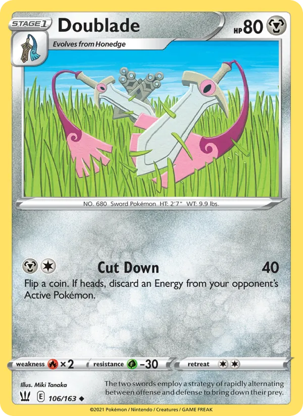 Doublade #106 – Battle Styles card