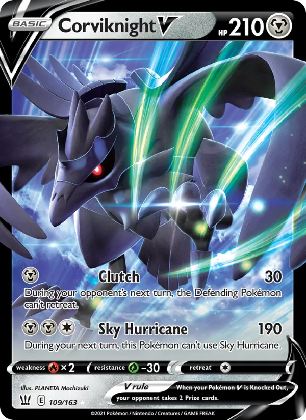 Corviknight V #109 – Battle Styles card