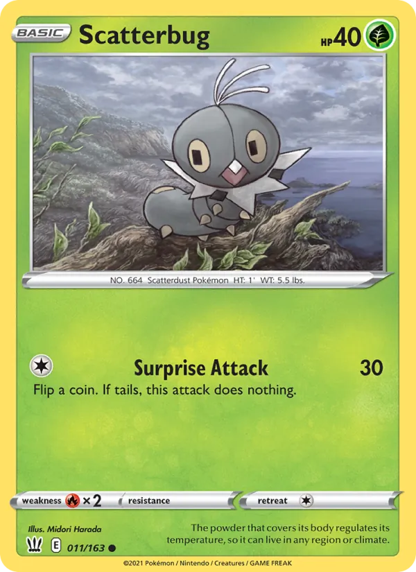 Scatterbug #11 – Battle Styles card