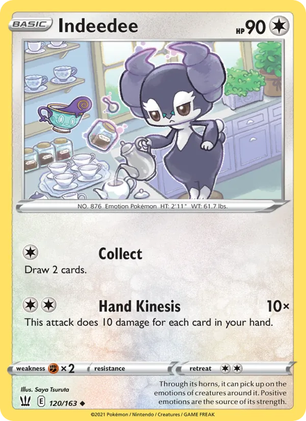 Indeedee #120 – Battle Styles card