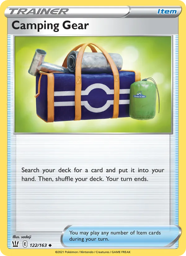 Camping Gear #122 – Battle Styles card