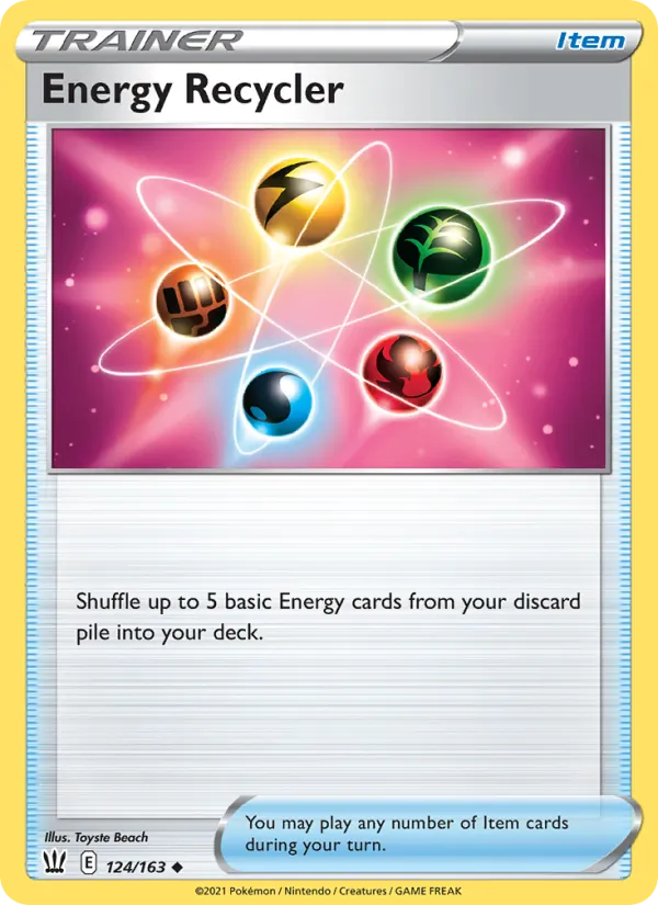 Energy Recycler #124 – Battle Styles card