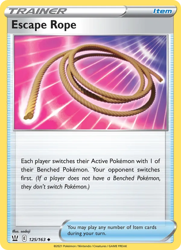 Escape Rope #125 – Battle Styles card