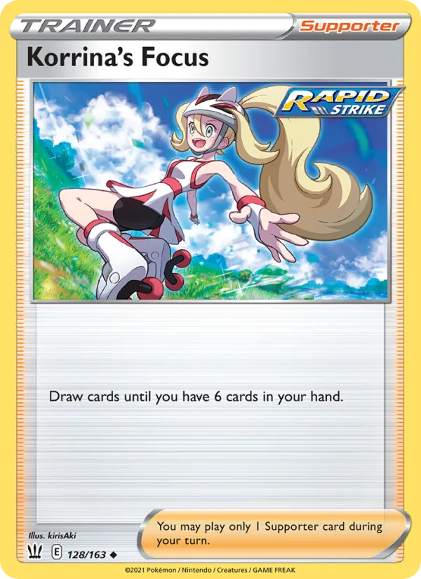 Korrina's Focus #128 – Battle Styles card