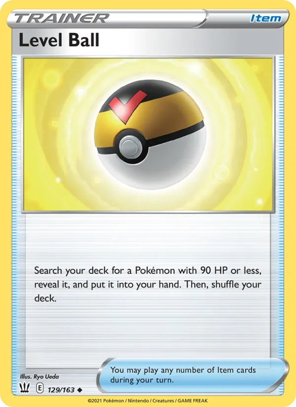 Level Ball #129 – Battle Styles card
