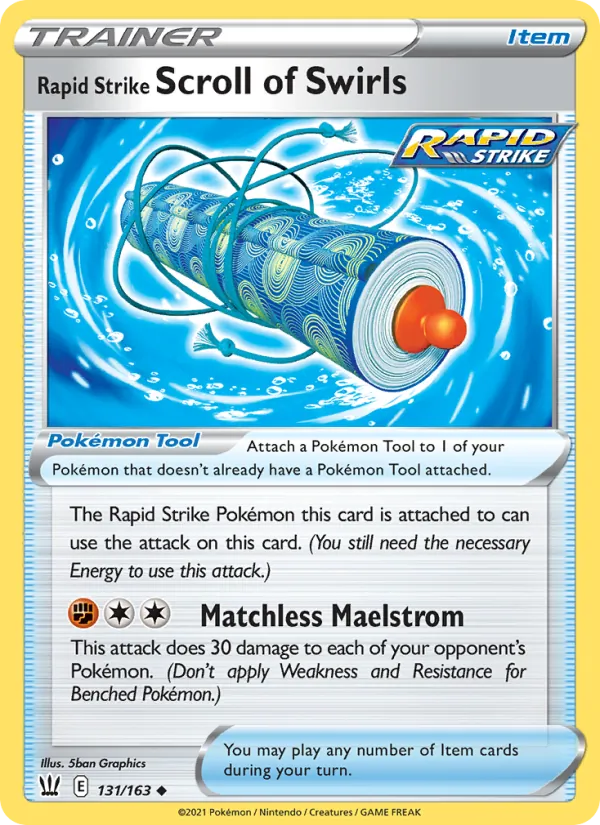 Rapid Strike Scroll of Swirls #131 – Battle Styles card