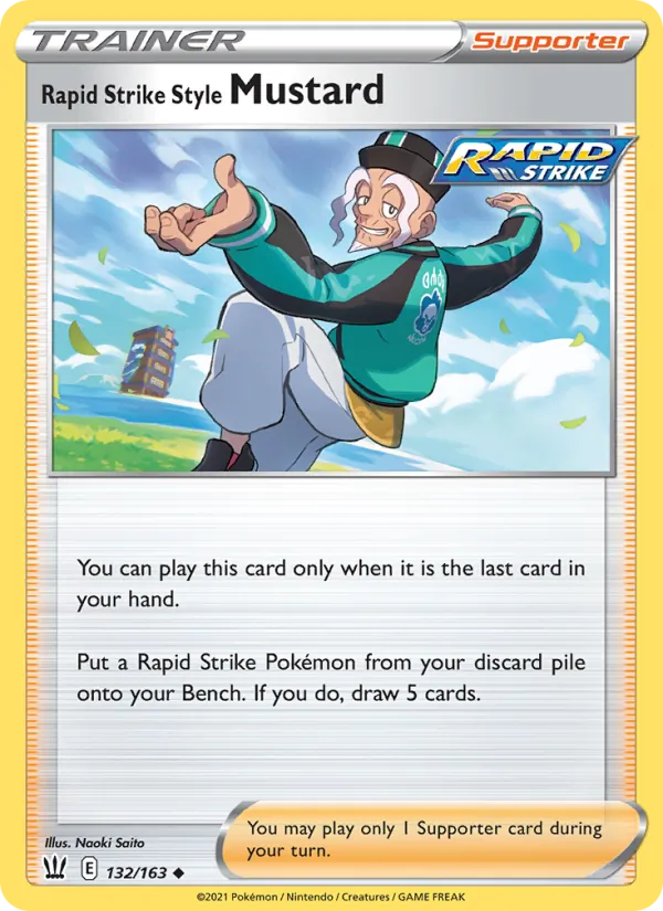 Rapid Strike Style Mustard #132 – Battle Styles card